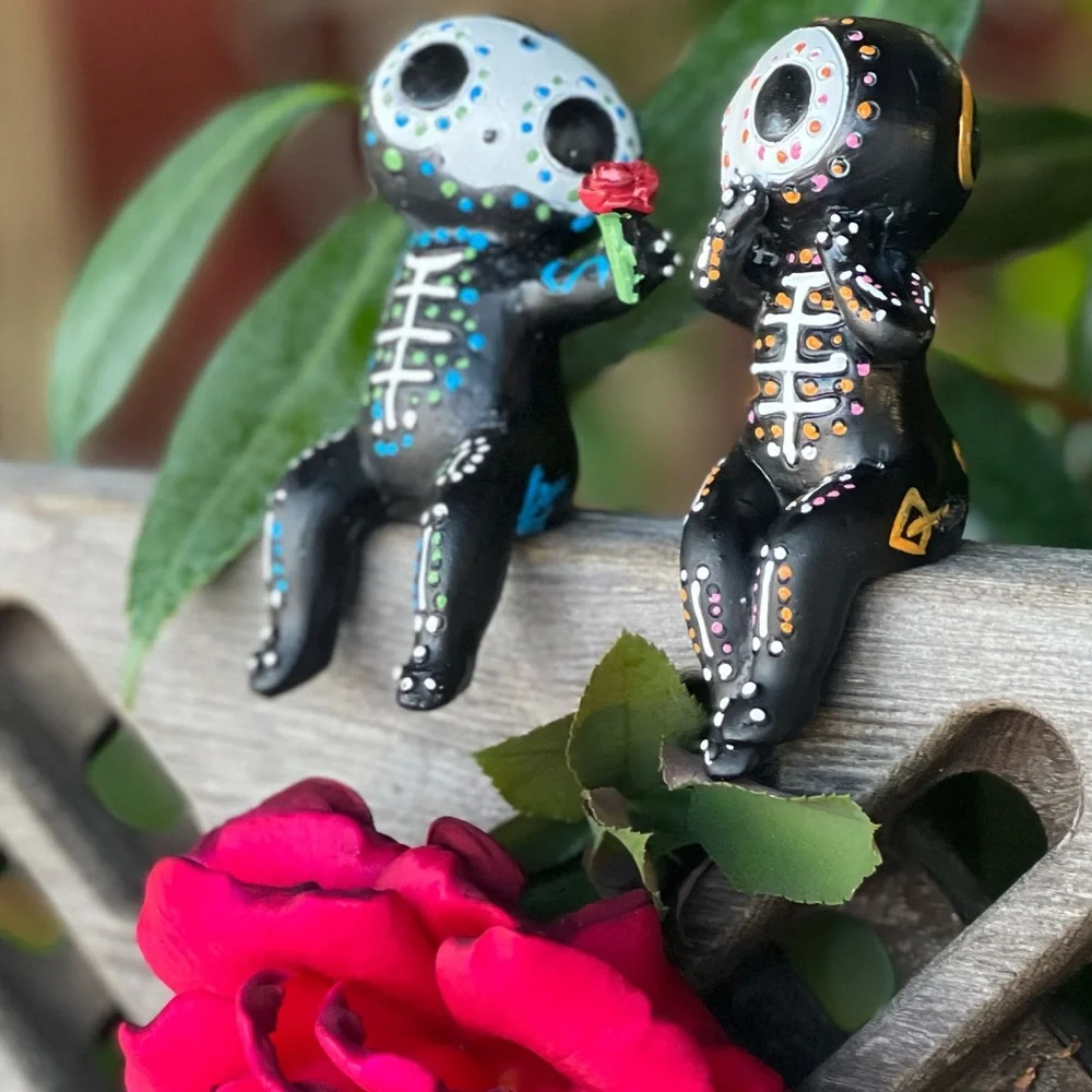 SUGAR SKULL couple (set of 2) - Picture 6 of 15